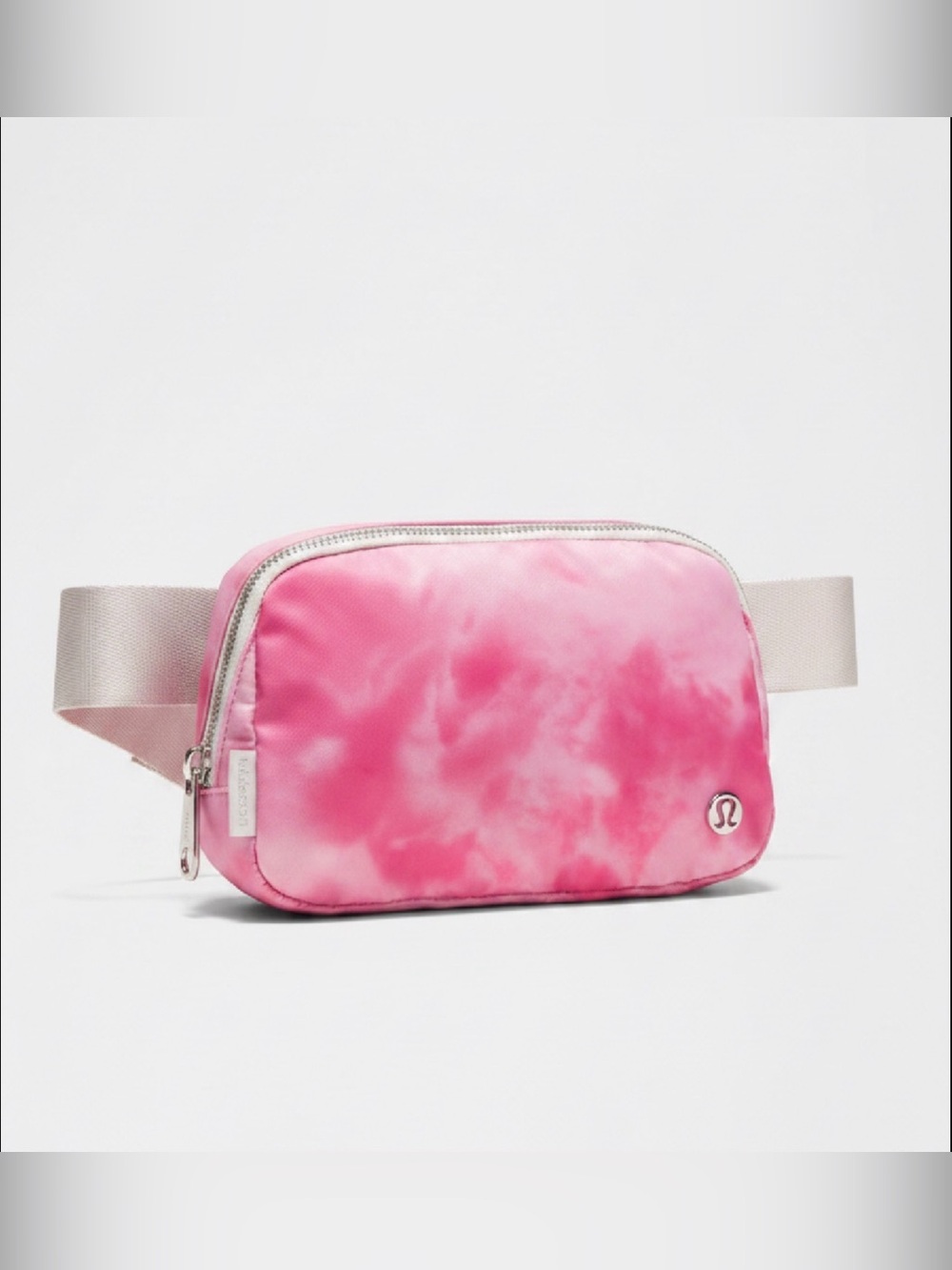 LULULEMON Everywhere Belt Bag 1L Metal Hardware Colour Smoothie Print Strawberry